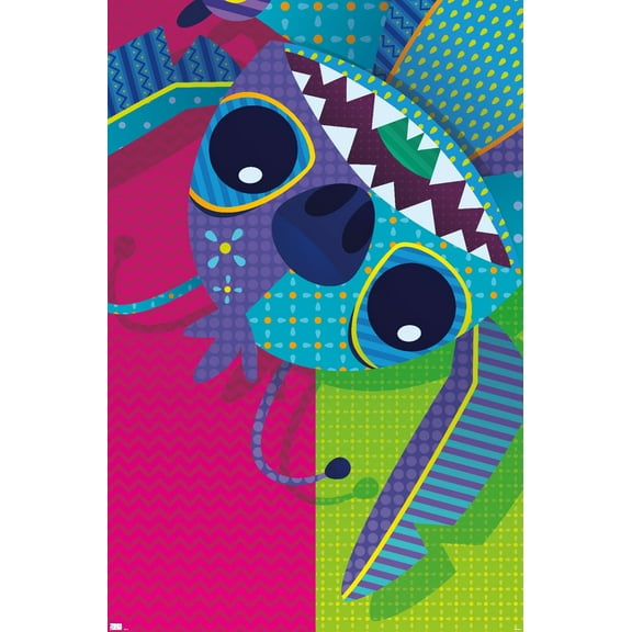 Disney Lilo and Stitch - Stitch Patchwork Wall Poster, 22.375" x 34"