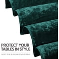 thumbnail image 5 of Elegant Round Table Cloth 90 Inch, Made With Fine Crushed-Velvet Material, Beautiful Emerald - Green Tablecloth With Durable Seams, Round Table Cover Great for Weddings, Parties, Baby Showers & Events, 5 of 5