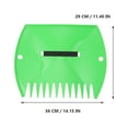 thumbnail image 4 of Household Plastic Rake Leaf Rake Garden Cleaning Tools Horticultural Rake, 4 of 7