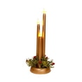 thumbnail image 2 of Lipstore Christmas Flameless Candles Flameless Pillar Candles Photo Props LED Candles Gold, 2 of 8