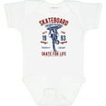 thumbnail image 3 of Inktastic Skateboard for Life Boys or Girls Baby Bodysuit, 3 of 5