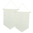 thumbnail image 6 of Worgeous  2 Pcs Blank Banners to Decorate Plain Color Garden Flag Beige, 6 of 8