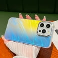 thumbnail image 2 of Plating Case for iPhone 13 Pro Max, Electroplated Laser Pattern Frosted Mobile Phone Case, Slim Protective Shockproof Scratch Resistant TPU Bumper Phone Cover for iPhone 13 Pro Max, Pattern-D, 2 of 8