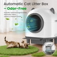 thumbnail image 4 of Caja de Arena Autolimpiable OROLEY con Diseño de Orejas de Gato Automática, 4 of 8