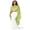 Emerald Green, variant on Women's Spring Summer Sheer Cape Trendy Mesh Asymmetrical Front and Back Solid Color Poncho Tops