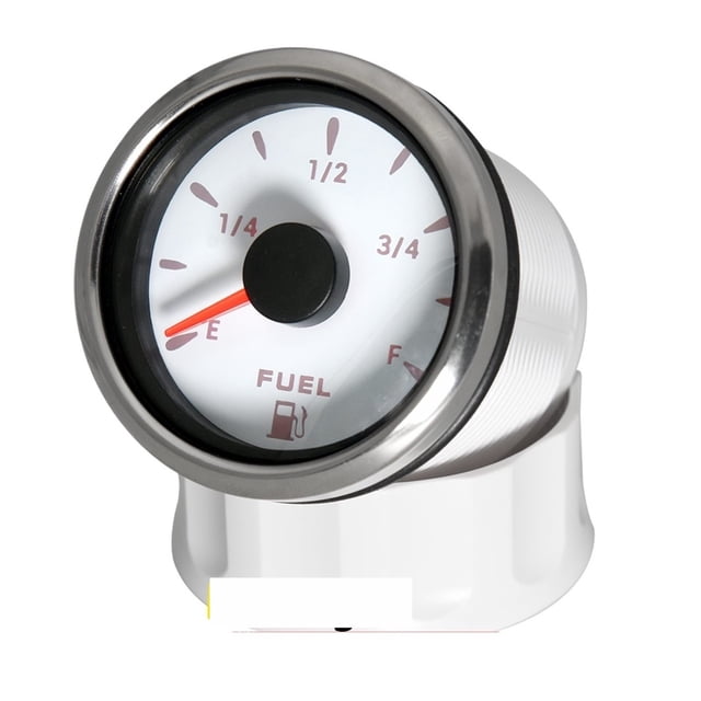 240-33 Fuel Float Sensor 52mm Fuel Level Gauge 7 Color LED Oil Tank Level Indicator For Marine Boat Car Water Level Meter ,Easy to Install