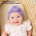 thumbnail image 4 of Gorro De Bebé Suave Y Encantador Con Lazo De Flores, Gorros Para Niña, Turbante Para Niño Pequeño, Gorro De Banda Para El Pelo, Gorro Infantil, Gorro Para Recién Nacido matsuzay BA000781-06, 4 of 6