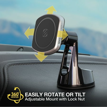 Scosche - MagicMount Pro² Window / Dash for most Cell Phones - Black