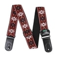 thumbnail image 1 of Mosiee Personalized Embroidered Cotton And Leather Guitar Strap Comfortable Material, 1 of 8