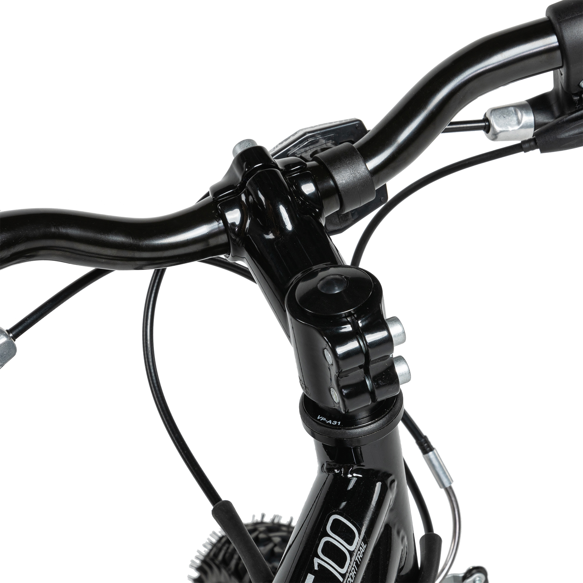 Decathlon Rockrider ST100, Kids Mountain Bike, 24", 4'5" to 4'11", Unisex, Black - image 4 of 10