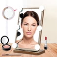 thumbnail image 3 of LED Mirror lights Kit Makeup Lights Vanity 6/10 Bulbs for bathroom wall, dresser dimer with in Linkable Linkable. ,Widely Use, 3 of 6