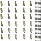 thumbnail image 1 of Rawiri Perchero, 30 Piezas Ganchos de Metal Únicos y Percheros de Almacenamiento con Tornillos para el Hogar, Estantes, Cajones, Taquillas, Baño - Retro, 1 of 5