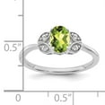 thumbnail image 4 of Primal Gold 10 Karat White Gold Peridot and Diamond Ring, 4 of 4