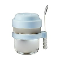 Food Storage Containers with Spoons Reusable Cereal Cups Leak Proof Breakfast Bowls Refrigerator Safe Grain and Oatmeal Jars Portable Snack Containers Bottles