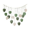 thumbnail image 2 of Gyedtr Nature-Inspired Macrame Leaf Wall Hanging One Size Handcrafted Tapestry, 2 of 2