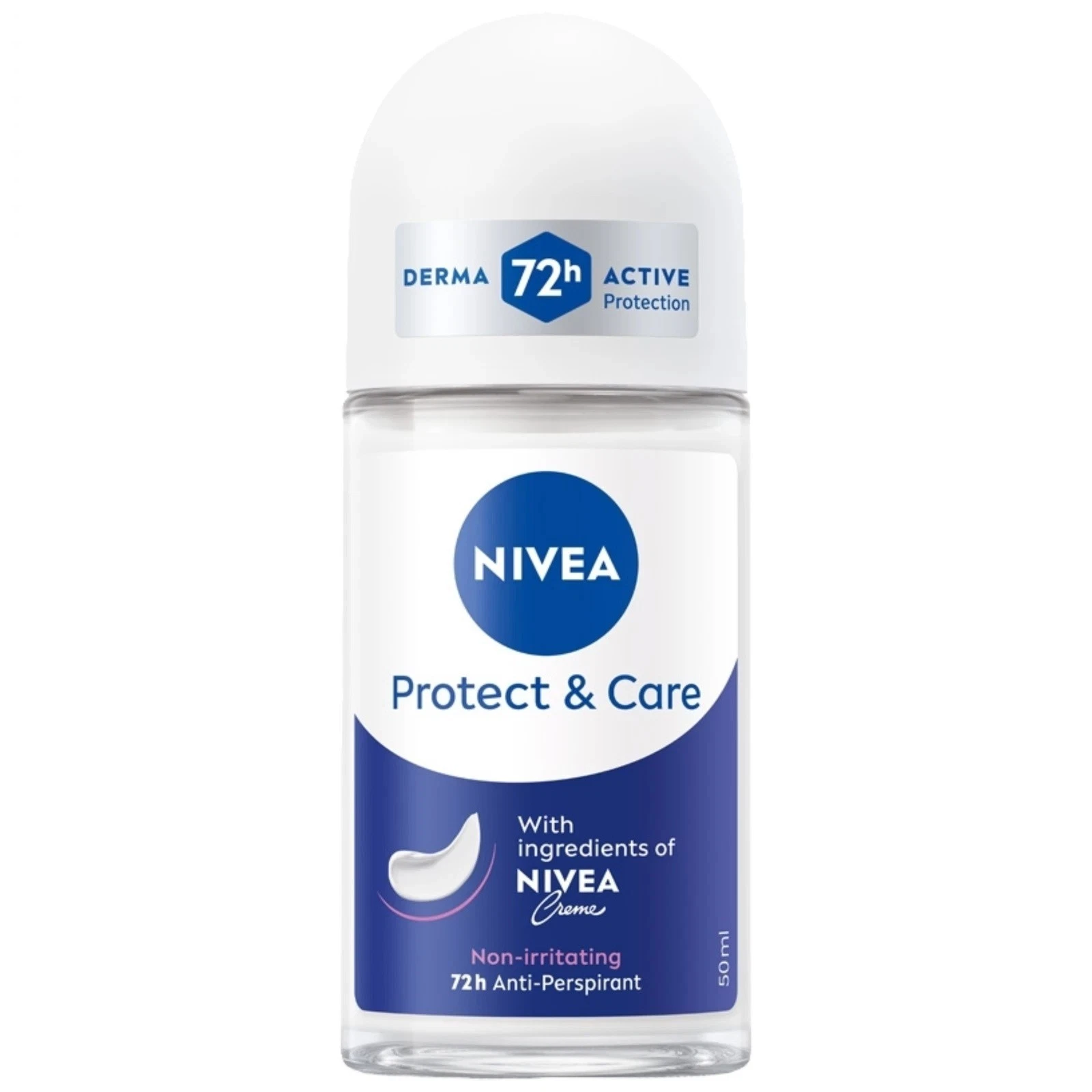 NIVEA Protect and Care Roll-On Deodorant, 72H, 50ml, 3pk - Walmart.com