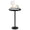 Black-1 Pack, variant on 2 Pack Small Round Side Table, Pedestal Table with Marble Base for Small Spaces, Drink Table, Martini Table for Sofa Couch Chair Patio, Black