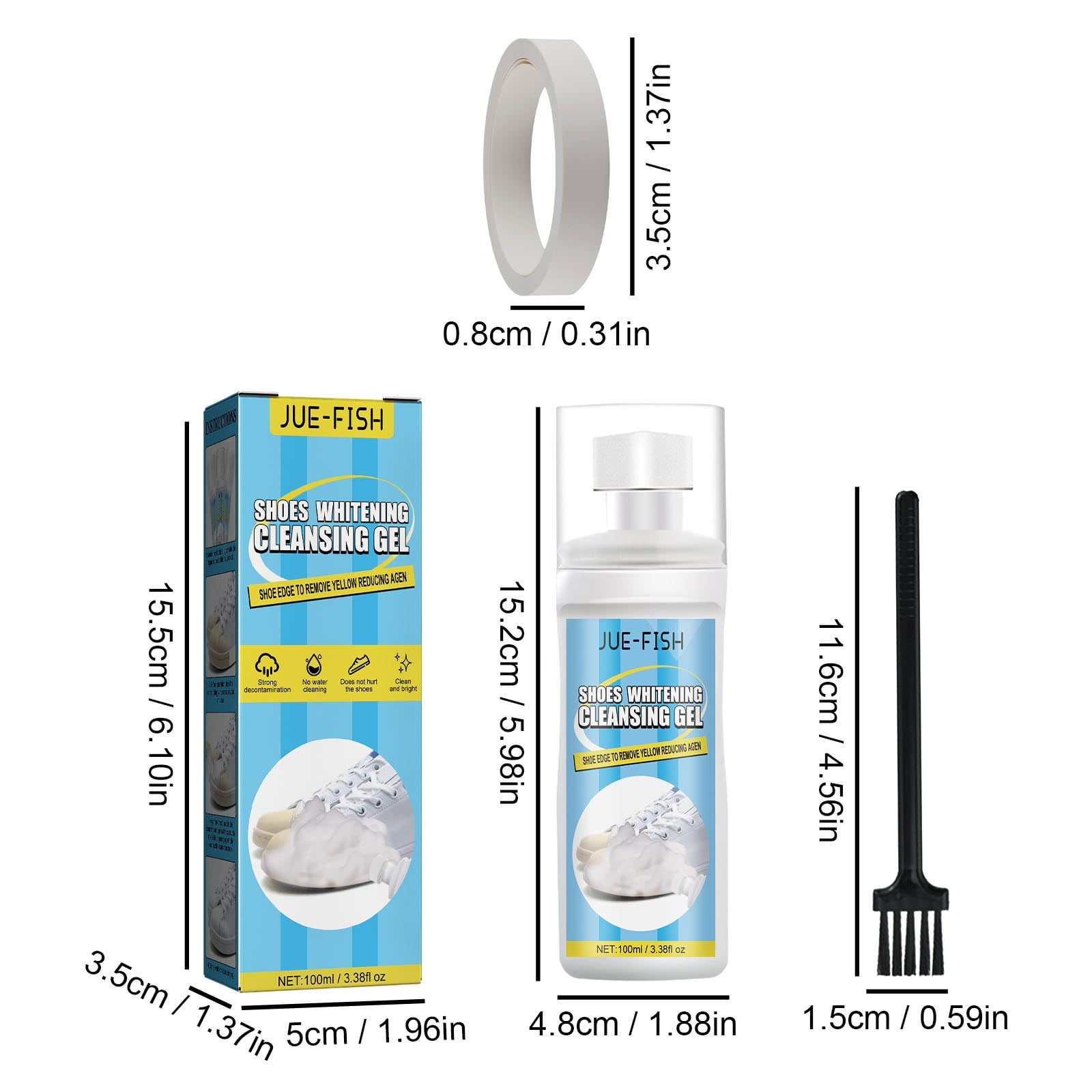 1pc Shoes Cleaner White Shoe Cleaner Shoe Whitener Sneaker Cleaner Shoe  Edge Cleaner White Shoes Brightening Sneaker Whitener White Sneaker Cleaner  Cleaning Tools, Discounts For Everyone