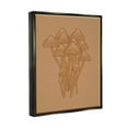 thumbnail image 3 of Stupell Industries Brown Mushrooms Detailed Nature Graphic Art Jet Black Floating Framed Canvas Print Wall Art, Design by Ziwei Li, 3 of 6