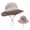 Khaki, variant on Toddler Fisherman Hat, Sun Shield Ribbon Detail Airy Soft Cotton UV Protection Headwear Khaki Size 2 T