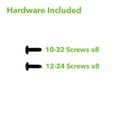 NavePoint Cantilever Server Shelf Rack Mount 19 Inch 2U Black 2 piece ...
