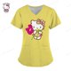 thumbnail image 3 of Camisetas de verano, tops de bolsillo, uniforme de enfermera, Hello Kitty, ropa de mujer con cuello en V, camiseta de hospital, camisetas para mujer 2023, camisetas para mujer, 3 of 5