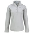 thumbnail image 2 of Women's Cutter & Buck Gray Texas Rangers Hunts Point Eco Half-Snap Jacket, 2 of 3