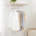 thumbnail image 5 of Utopia Home Plastic Hangers 100 Pack - Perfect Space Saving Clothes Hanger - Durable and Strong - Perfect Closet Organizers with Shoulder Grooves (White), 5 of 8