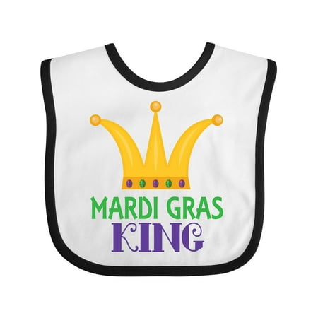 

Inktastic Mardi Gras King Celebration Party Gift Baby Boy Bib