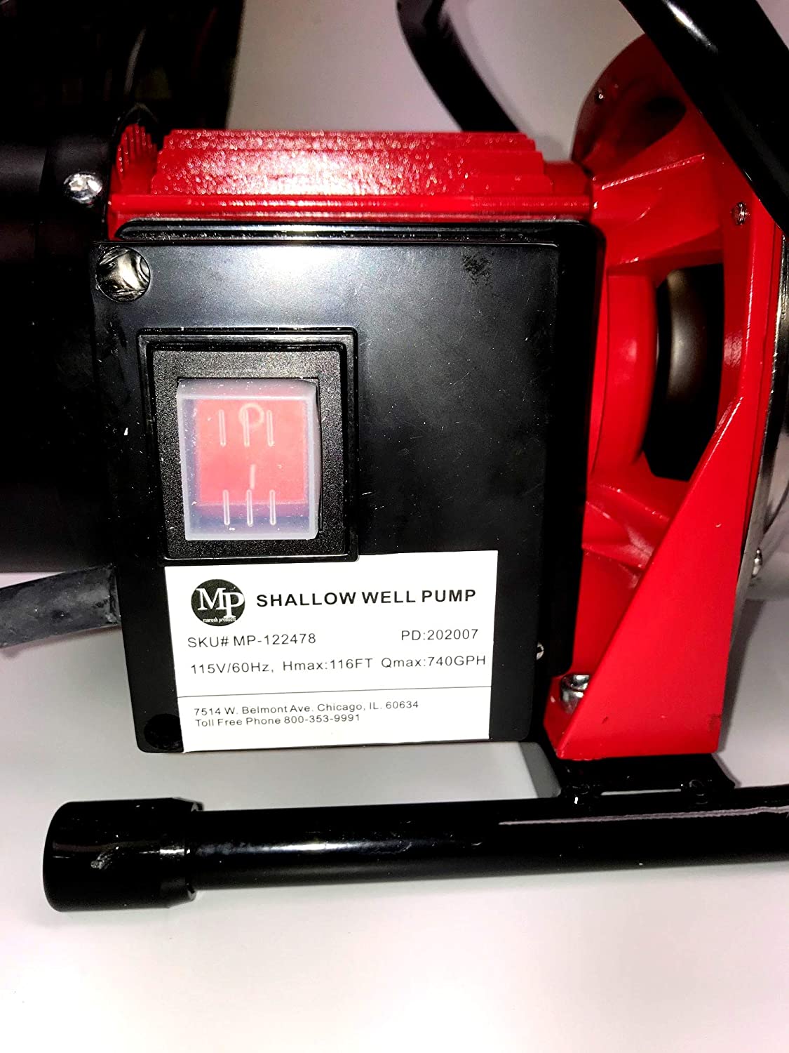 MP Maresh Products® 740 GPH, 11.5 Amps, 110 Volts Stainless Steel Electric Water Transfer Pump, 740 GPM