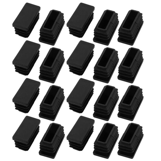 26mmx13mm Chaise Jambe Plancher Protecteurs Table Pieds Embouts Capuchon Tube Insert 20pcs