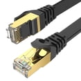 thumbnail image 1 of Cable Ethernet Ercielook CAT8 de 25 pies de alta velocidad blindado negro, 1 of 8