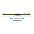 thumbnail image 2 of Unique Bargains Shoulder Strap, 2 Pcs Nylon Webbing Adjustable Replacement Strap with Anti Slip Padded Clip, Dark Green, 2 of 6