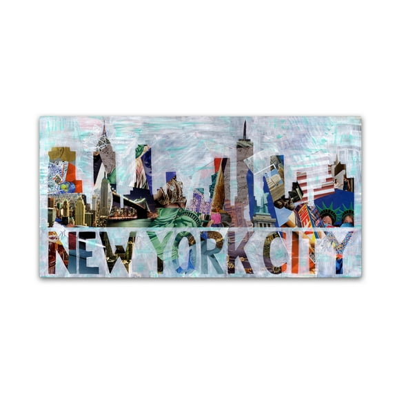 Trademark Fine Art 'New York' Canvas Art by Artpoptart