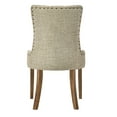 thumbnail image 6 of Set of 4 Upholstered Mid Century Dining Chair, Luxurious Single Dining Chair with Solid Wood Legs (Oak), 6 of 9