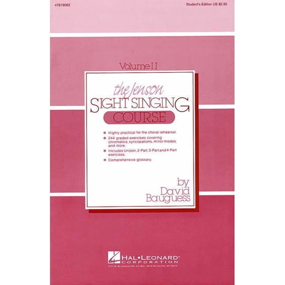 The Jenson Sight Singing Course (Vol. II) (Paperback)