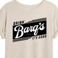 thumbnail image 3 of Barq's - Iconic Drinks & Beverages - Retro Banner - Women's Oversized T-Shirt, 3 of 5