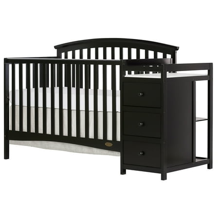 Dream On Me Niko 5 In 1 Convertible Crib With Changer Black Box