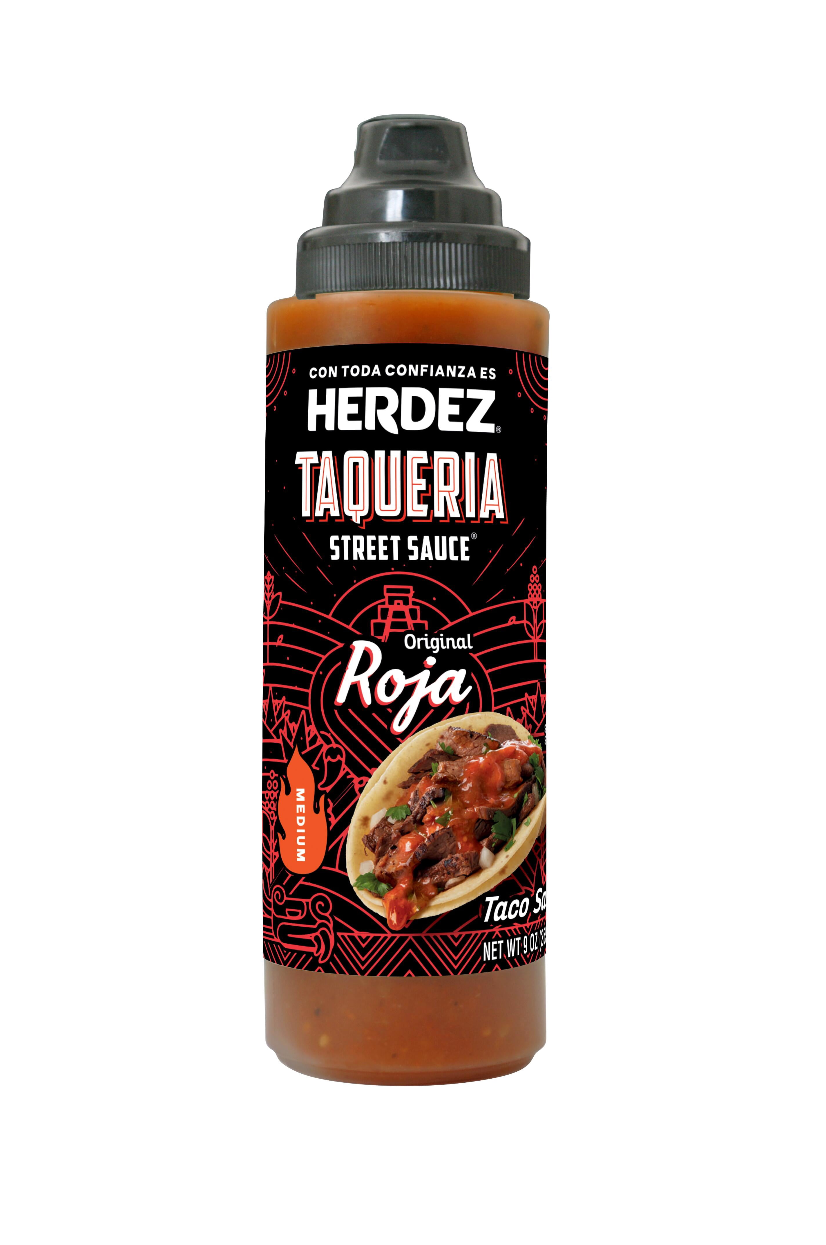 (2 pack) HERDEZ TAQUERIA STREET LIQUID SAUCE Roja Taco Sauce, 9 oz Bottle