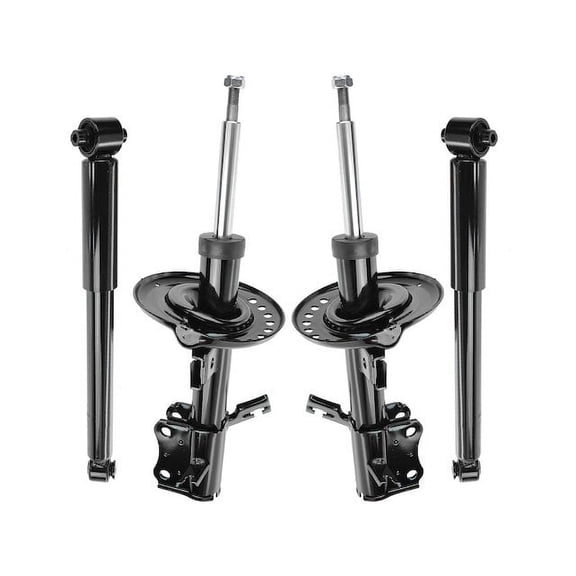 Front and Rear Suspension Strut and Shock Absorber Assembly Kit 4 Piece - Compatible with 2007 - 2012 Nissan Sentra 2008 2009 2010 2011