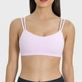 thumbnail image 4 of vigerkar Sports Bras for Women High Support Full Coverage Wireless Padded Yoga Bras No Underwire Seamless Workout Crop Tops Pink, XXL, 4 of 7