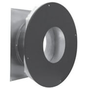 Angle View: Metalbest 7T-Iwt Sure-Temp 7" Class A Chimney Pipe Insulated Wall Thimble - Black
