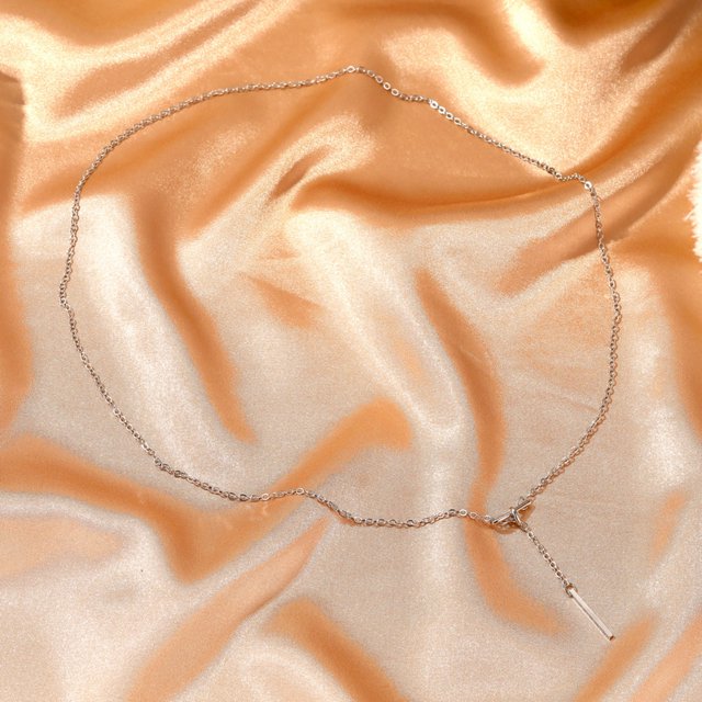 EGNMCR Colliers et Pendentifs pour Femmes Nouveau Long Collier Noué Collier Suspendu Vent Froid Collier Nœud Collier pour Femmes
