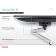 thumbnail image 4 of Novus CLU II c Monitor Arm, Taller Profile for Larger Monitors, Gas Spring Movement, Fast Installation, 3-in-1 Desk Mount, Black, 4 of 5