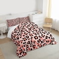 thumbnail image 3 of Castle Fairy Leopard Print Queen Comforter Set,Cheetah Print Bedding Comforter Set, 3 of 8