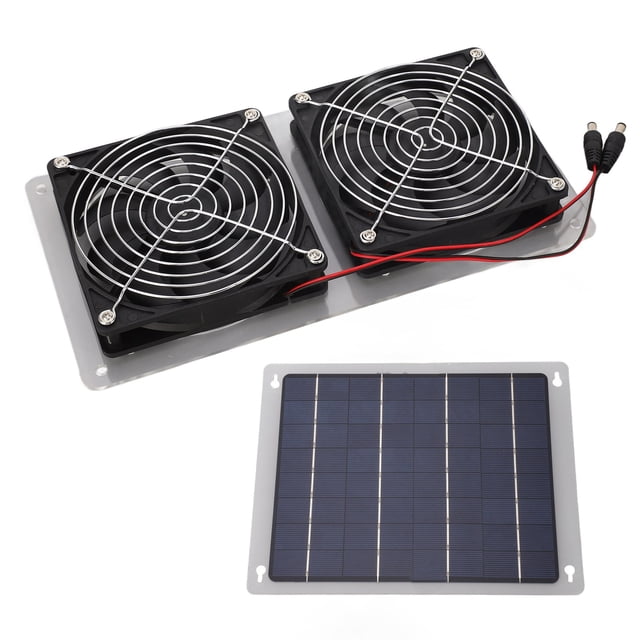 Kit De Ventilador De Panel Solar, Ventilador Accionado Por Panel Solar De 100 W, Ahorro De Energía, Refrigeración Eficiente, Estable, Multiusos Para ático