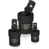 NEIKO 02486A Impact Universal Joint-Socket Swivel Set, Socket Extension Set Made From Cr-Mo with Included 1/4-, 3/8-, and 1/2-Inch Sockets, Set of 3