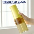 thumbnail image 5 of JingChun Glass Olive Oil Dispenser, Kitchen Oil and Vinegar Bottle with Easy Pouring Spout, Drip Free, Self Opening Lid, 5 of 8