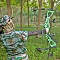 thumbnail image 4 of Compound Bow Adjustable 0-70 Lbs Axis Distance 30" Speed 320 Feet S Draw Length 18-30" for Archery Hunting Shooting, 4 of 5