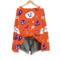 thumbnail image 4 of Bovemsi Womens Sweaters Halloween For Women Season Sweatshirt Graphic Print Long Sleeve Knit Pullover Tops Pumpkin Sweater, 4 of 4